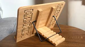 Recipe keepers help you stay organized and clean for cooking. Pipishell Adjustable Bamboo Cookbook Stand