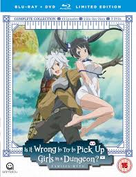 There's rarely a dull moment when you're the champion of a tiny familia, and things only get rougher for bell when the god apollo declares war on hestia and is it wrong to expect a hot spring in a dungeon?! Is It Wrong To Try To Pick Up Girls In A Dungeon Complete Season 1 Collector S Edition Blu Ray Uk Import Amazon De Inori Minase Yoshitsugu Matsuoka Haruka Tomatsu Maaya Uchida Nobuhiko Okamoto