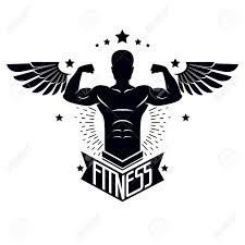 Risultati immagini per famiglia immagini stilizzate disegni a mano disegno di cartoni tatuaggi sulla famiglia. Gym And Fitness Logo Template Retro Stylized Vector Emblem Or Royalty Free Cliparts Vectors And Stock Illustration Image 79505996