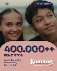 Liburan Seru Ode dan Ade di Baubau Menonton Film KOMANG