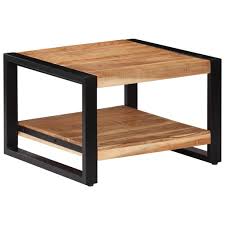 Couchtisch 30 cm hoch , loft design couchtisch aus holz eiche venjar | wohnen.de, tischplatten aus massivholz für couchtische : Vidaxl Couchtisch 60 X 60 X 40 Cm Massivholz Real De