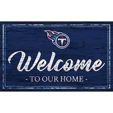 The new tennessee titans jersey lands on a list of the worst ever. Tennessee Titans Team Color Welcome 11x19 Sign 9255227 Hsn