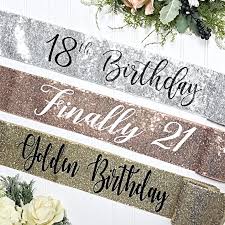 18th Birthday Crown And Sash Sequin Birthday Sash Sequin Birthday Sash Birthday Babe Rose Gold Birthday Sash 21st Birthday 30th Birthday Birthday Sash 21st Birthday Sash Birthday Surprise Party