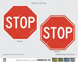 stop sign clip art etsy