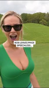 Paige Spiranac and Bob