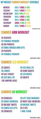 Spring Workout Plan With Images Spring Workout Plan Summer Workout Schedule Workout Schedule