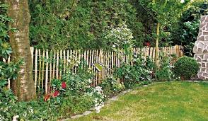 Staketenzaun Gunstig Online Kaufen Naturzaun Kastanienzaun Gartengestaltung