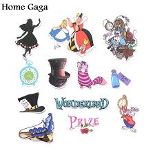 Coloring alice in wonderland is a fantastic picture for coloring with characters and stories from the fairy tale. Homegaga 60pcs Alice In Wonderland 90s Art Print Home Decor Wall Notebook Luggage Bicycle Scrapbooking Album Decal Sticker D1287 Buy At The Price Of 2 15 In Aliexpress Com Imall Com