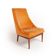 Vintage Original Lawrence Peabody Slipper Chair For Richardsons Nemschoff Pair Slipper Chair Chair Seat Cushions