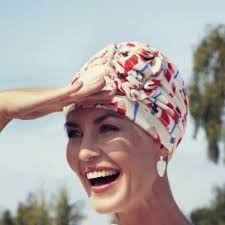 Bonnet Chimio Lin Lotus Lovely Accessoire Cheveux Chimio Bonnet Chimio Turban Turban Chimio
