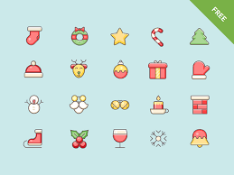 Download Christmas Vector Icon Set Fluxes Freebies SVG Cut Files