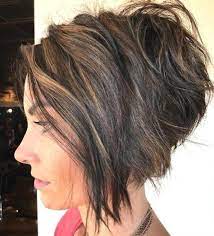 Want to know more about this new and trendy cut? Messy Chopped Bob With Extra Short Back Bobhaircut Sac Bob Sac Modelleri Kisa Sac Stilleri