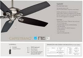 Fichier pdf 1.7 mb, 14 pages. Casablanca 54028 Snow White Capistrano 54 60 5 Blade Energy Star Ceiling Fan Blades Sold Separately Ventingdirect Com