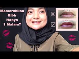 Cara memerahkan bibir dengan madu. Cara Memerahkan Bibir Dalam 1 Malam Youtube