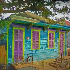 House Portrait New Orleans Art New Orleans House Colorful Etsy New Orleans Art New Art Art