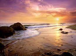 Fondos de pantalla atardecer en la playa. Atardecer En La Playa Zuma Beach 1600x1200 Wallpaper Teahub Io