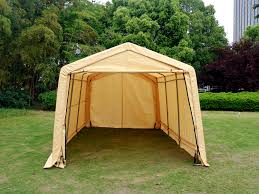 Walcut Outdoor 10x15x8ft Carport Canopy Tent Car Storage Shelter Garage W Sidewall Walmart Com Walmart Com