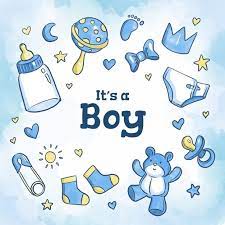 Blue Baby Shower Boy Free Vector Freepik Freevector Baby Blue Baby Shower Child Baby Shower Invitation Cards Baby Shower Background Baby Boy Shower