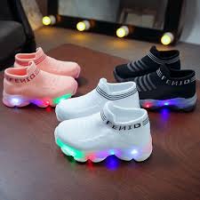 Ebay Sponsored Led Light Up Kids Boys Girls Trainers Sneakers Baby Causal Sport Running Shoes Kids Sneakers Kid Shoes Boys Shoes Kids