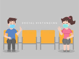 Social Distancing People Sit On Chair Keeping Distance For Infection Risk And D Sponsored Affiliate In 2020 Funny Phone Wallpaper School Kids Activities Nurse Art