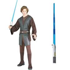 Star Wars Costumes And Toys Star Wars Costume Adult Lightsaber Bundle Anakin Skywalker