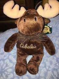 Cabela S Morty Brown Moose Plush 9 Bean Stuffed Animal Toy Rare Ebay Pet Toys Toys Cabelas