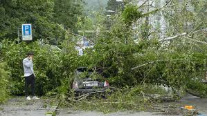 Tatsächlich unterscheiden sich schauer und gewitter nur durch eben diesen zusätzlichen blitz, der nachfolgend den donner auslöst. Unwetter Trifft Schweiz Schaden Durch Hagel Sturmboen Zurich Besonders Stark Betroffen