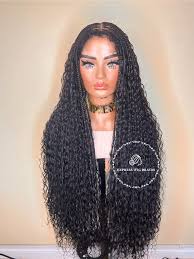 Human Hair Braided Wigs ...