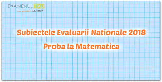 La linia mijlocie a trapezului, baremul arată că răspunsul corect este 10. Subiecte Matematica Evaluare Nationala Clasa A Viii A 2018