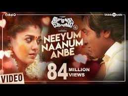 Imaikkaa Nodigal Neeyum Naanum Anbe Video Song Vijay Sethupathi Nayanthara Hiphop Tamizha Youtube Lagu Hip Hop Video