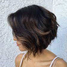 Messy Shaggy Brunette Bob Short Hair With Layers Choppy Bob Hairstyles Wavy Bob Hairstyles