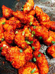 Sweet And Spicy Korean Fried Chicken Spicy Fried Chicken Spicy Recipes Korean Fried Chicken