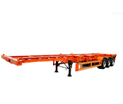 3 Axle 40FT Skeleton Truck Semi Trailer - Heavy Truck Parts ...
