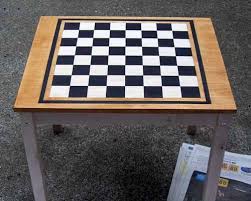 Randsco Svala Checkerboard Table Checkerboard Table Painted Game Table Table Games