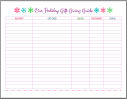 We did not find results for: Free Printable Christmas Holiday Gift Giving Guide Mom 4 Real