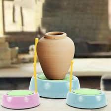 Throwing pottery (what it's called when you use a wheel), is an art that allows you to make virtually any size or shape of pottery once you get the hang of it. Pottery Wheel Machine Kit Ceramic Electric Children Diy Craft Arts Ceramic Work Ebay