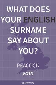 Your last name says a lot about where your family originated. What Does Your English Last Name Say About You English Surnames Words Last Name Meaning