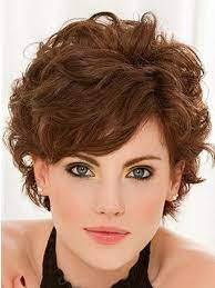 Short Curly Hairstyles With Bangs Type 1 Style Hairstyles With Bangs Hairstyles Fine Curly Hair Short Hair Styles Short Curly Hairstyles For Women