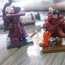 Minis 3d Printed Our Tiefling Rogue And Our Tabaxi Bard From Hero Forge Painted By The Dm Dungeonsanddragons They are rarely evil, with most of them driven by curiosity rather than greed or other dark impulses. minis 3d printed our tiefling rogue