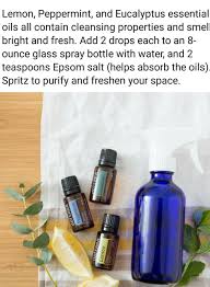 Lemon Peppermint And Eucalyptus Essential Oil Homemade Room Freshener Spray Homemade Essential Oils Room Freshener Spray Room Freshener