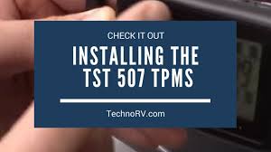 If one of your tires has a problem, the system sounds an alarm. Installing Tst 507 Tire Pressure Monitoring System Sensors Youtube