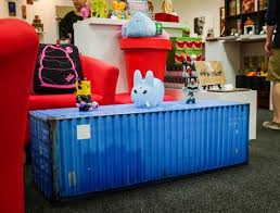 This Coffee Table Wrap Makes Any Box Look Like A Miniature Shipping Container Home Depot Adirondack Chairs Coffee Table Cardboard Shipping Boxes