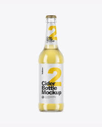 Clear Glass Cider Bottlemockup Download Clear Glass Cider Mockup Free Psd Bottle Mockup Mockup
