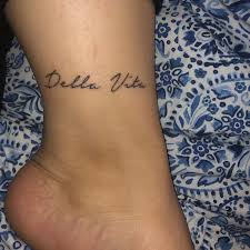 Letters may be joined or unjoined. Cursive Script Tattoo Chest Cursive Tattoo Usebikeapp