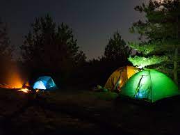 Лагерь ночью