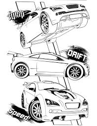 Our printable sheets for coloring in are ideal to brighten your family's day. Online Coloring Pages Coloring Page Cars And Drift Coloring Download Print Coloring Page