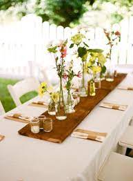 Rustic Wood Runner By Foo Foo La La Etsy In 2021 Rectangle Table Centerpieces Simple Table Settings Wedding Table Settings