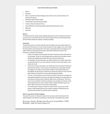 You can also take a look at action research proposal. Research Paper Template 13 Free Formats Outlines