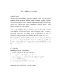 Sk kepala puskesmas tentang komunikasi internal. Doc Laporan Audit Internal Sherly Gusvi Engriani Drg Academia Edu