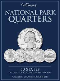 Maybe you would like to learn more about one of these? Amazon Com National Park Quarters 50 States District Of Columbia Territories Collector S Quarters Folder 2010 2021 Warman S Collector Coin Folders 0074962012449 Warman S Books